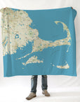 Cape Cod and the Islands Charted Territory-Style Map Blanket