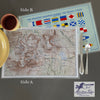 Baxter State Park (Mt. Katahdin) Topogrpahical Map Placemat