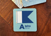 Nautical Flag Coaster - ‘A’ - Alpha