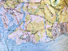 Old Lyme to Niantic Vintage Topo Map Blanket