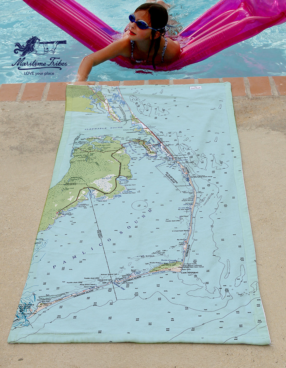 Outerbanks (Currituck to Ocracoke, OBX), NC Quick Dry Towel