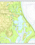 Duxbury, MA Nautical Chart Placemats, set of 4