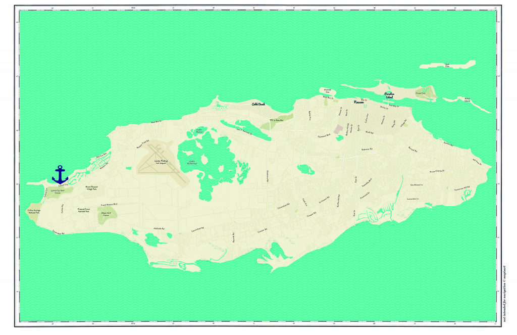 Nassau_/_New_Providence_Island_Single_Placemat