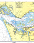Columbia River, Oregon Nautical Chart Placemats, set of 4