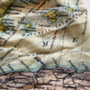 Mediterranean Sea Vintage Map, c. 1900 Scarf