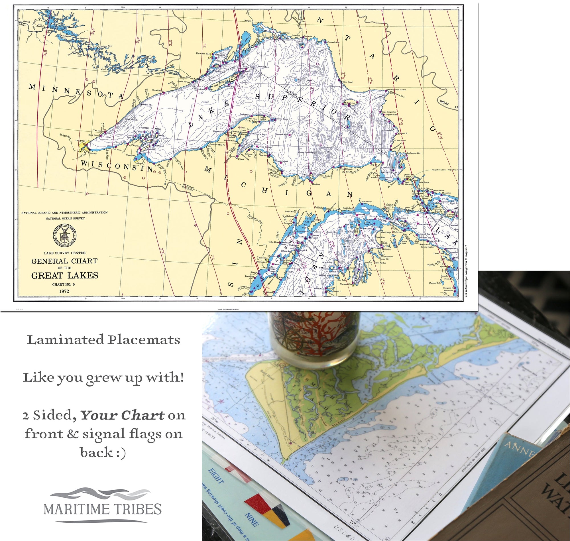 Nautical Chart Placemat