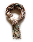 Barcelona, España, Vintage Map, c. 1915 Scarf