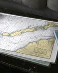 Cuttyhunk, Elizabethian Islands Vintage Chart Placemat