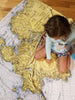 Chesapeake Bay Vintage Map Blanket