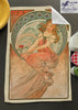 Mucha - 'Painting' Tea Towel
