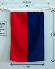 E (Echo) Nautical Signal Flag – Traditional Maritime Code Flag