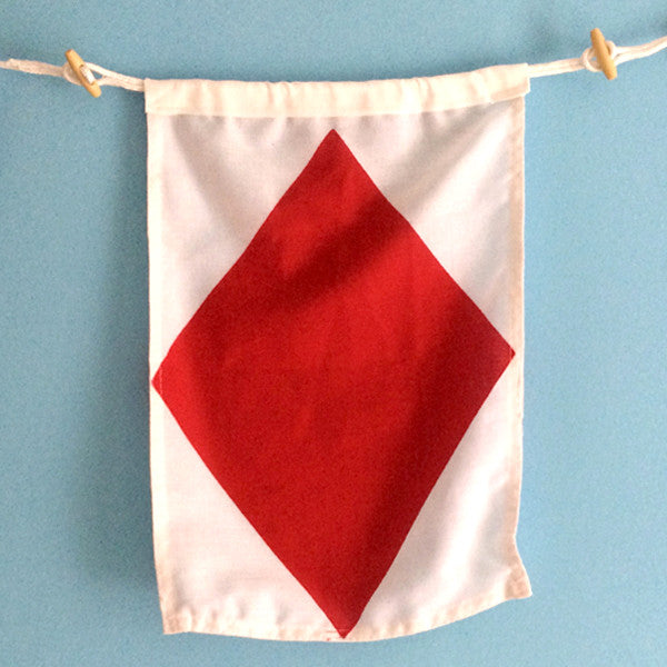 "F" Nautical Signal Flag - mysignalflags