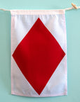 F (Foxtrot) Nautical Signal Flag – Traditional Maritime Code Flag