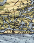 Charleston, SC  Nautical Chart Scarf