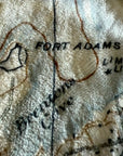 Newport, Vintage Topo Map Blanket