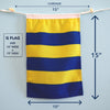 G (Golf) Nautical Signal Flag – Traditional Maritime Code Flag