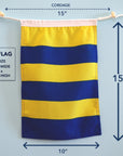 G (Golf) Nautical Signal Flag – Traditional Maritime Code Flag