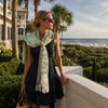 Georgia's Barrier Islands Vintage Map Scarf (St. Augustine to Savannah)