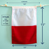 H (Hotel) Nautical Signal Flag – Traditional Maritime Code Flag