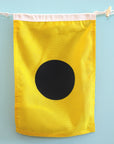 I (India) Nautical Signal Flag – Traditional Maritime Code Flag