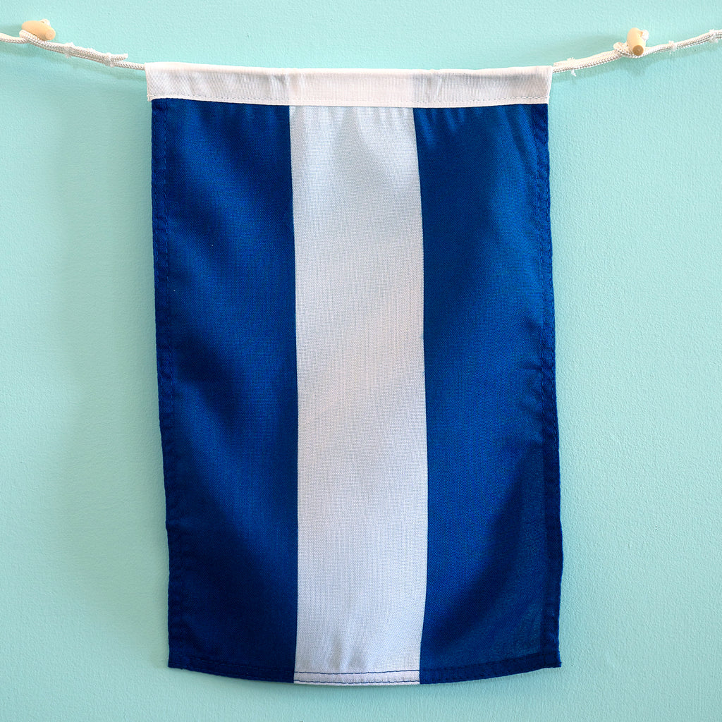 J (Juliet) Nautical Signal Flag – Traditional Maritime Code Flag