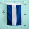 J (Juliet) Nautical Signal Flag – Traditional Maritime Code Flag
