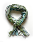 Lake Champlain Topographical Map Scarf