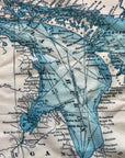 Great Lakes Antique Map Scarf