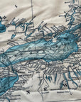 Great Lakes Antique Map Scarf