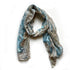 Lake winnipesaukee map scarf with vintage topographical design