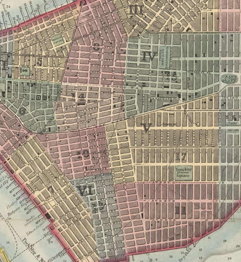 Manhattan Vintage Map Blanket