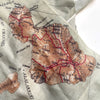 Hawaii, HI Vintage State Map Scarf