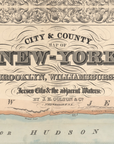 Manhattan Vintage Map Blanket