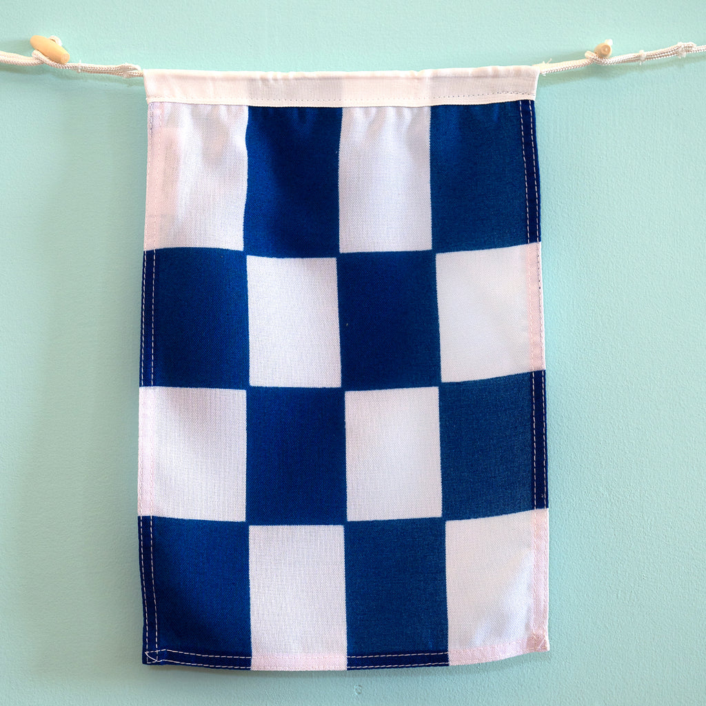 N (November) Nautical Signal Flag – Traditional Maritime Code Flag