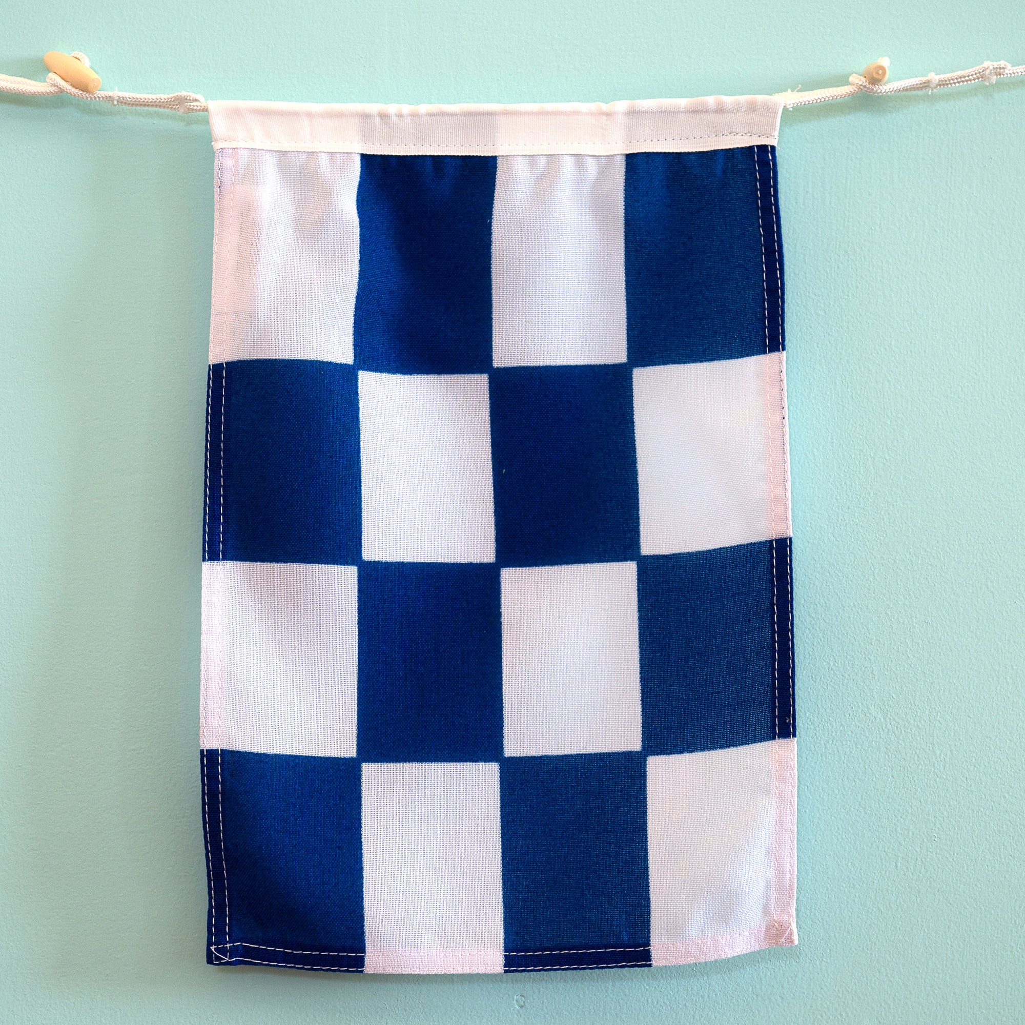 N (November) Nautical Signal Flag – Traditional Maritime Code Flag
