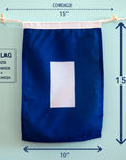 P (Papa) Nautical Signal Flag – Traditional Maritime Code Flag