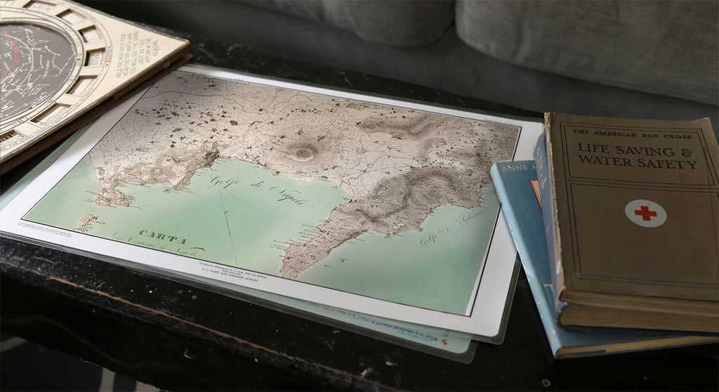 Naples, Italy Vintage Map Placemat