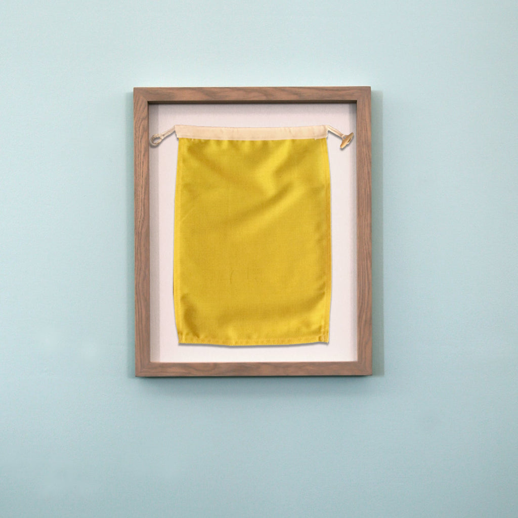 "Q" Nautical Flag in Glass-Free Shadow Box Frame