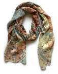 Rome, Italy Vintage Map Scarf (Pianta Roma)