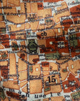 Rome, Italy Vintage Map Scarf (Pianta Roma)