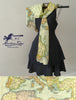 Mediterranean Sea Vintage Map, c. 1900 Scarf