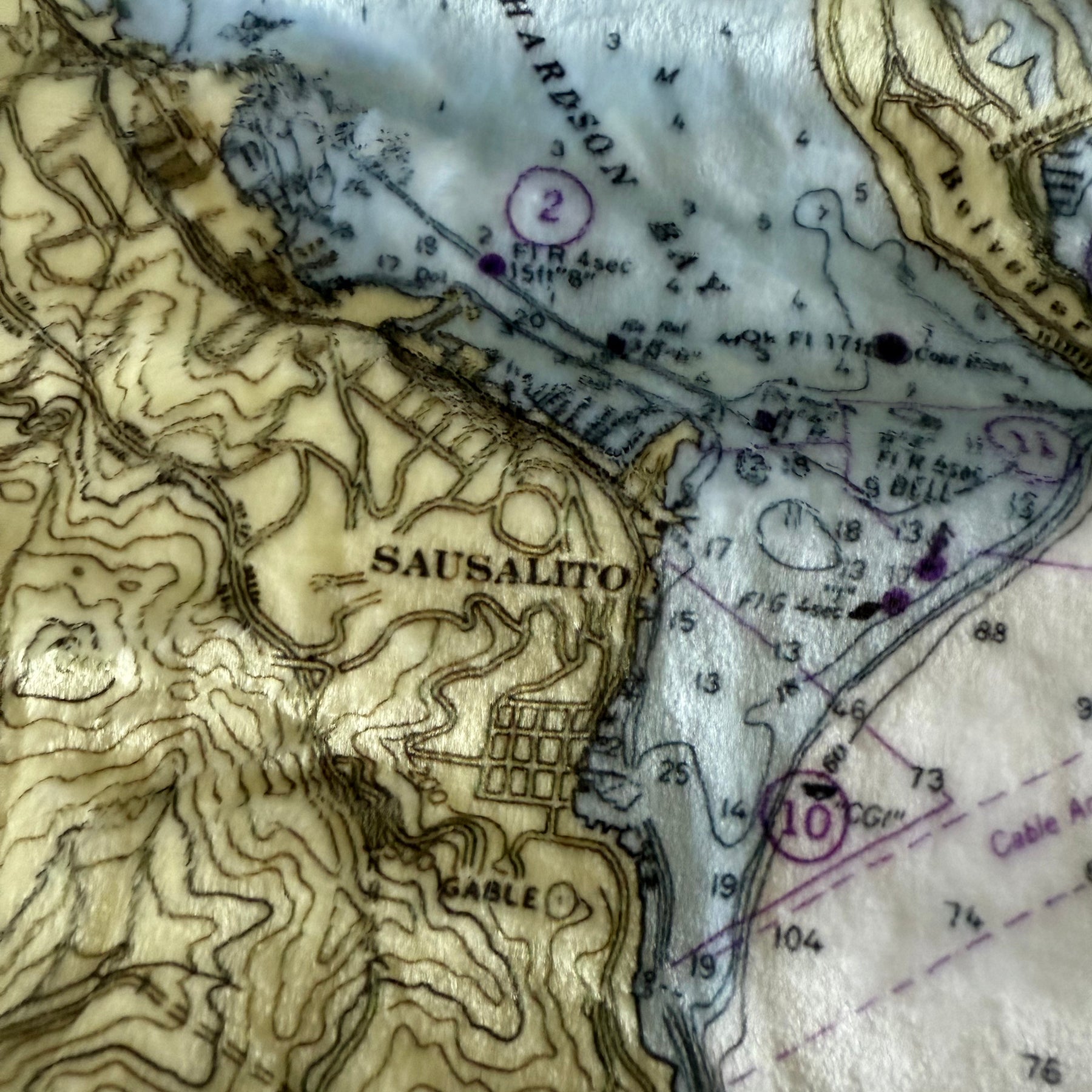 San Francisco, CA Map Blanket