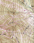 Stowe, Vermont Vintage Topographical Map Blanket