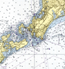Buzzards Bay Nautical Chart Blanket