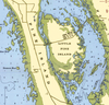 Sanibel Island, FL Nautical Chart Blanket