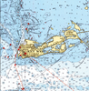 Key West, FL Nautical Chart Blanket