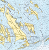 Key West, FL Nautical Chart Blanket