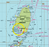 Martinique to Grenada Chart Blanket (St. Lucia, Barbados, Saint Vincent & the Grenadines)