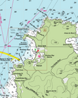 St Lucia, Caribbean, Nautical Chart Quick-Dry Towel