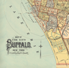 Buffalo, New York Vintage Map Scarf